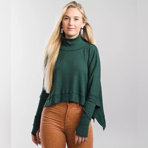 Free People We The Free Moon Daisy Thermal Top Size XS - Picture 1 of 10